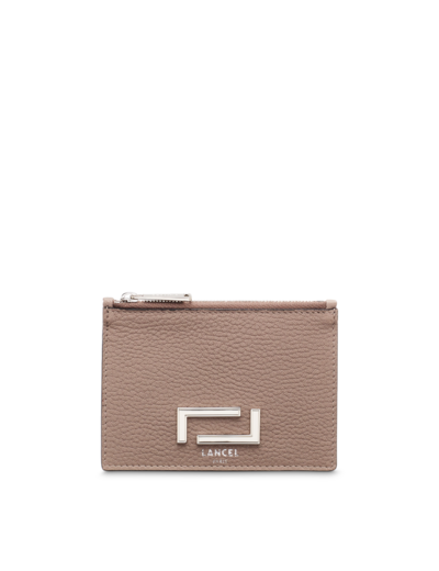 Pia de Lancel - Porte-cartes zippé - Grand modèle - Cuir de chèvre grainé