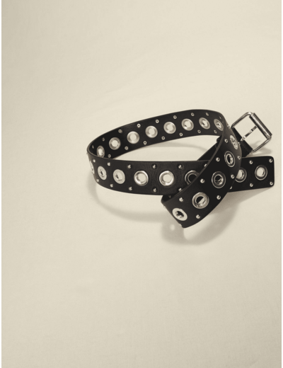 Ceinture à studs empiécés
