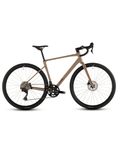 Vélo de gravel NUROAD RACE Cappuccino/Noir