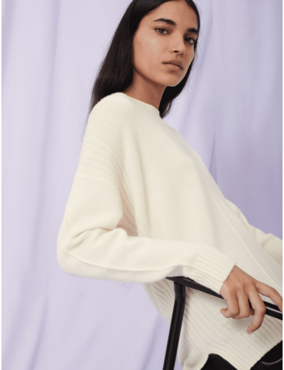 Pull en cachemire col rond