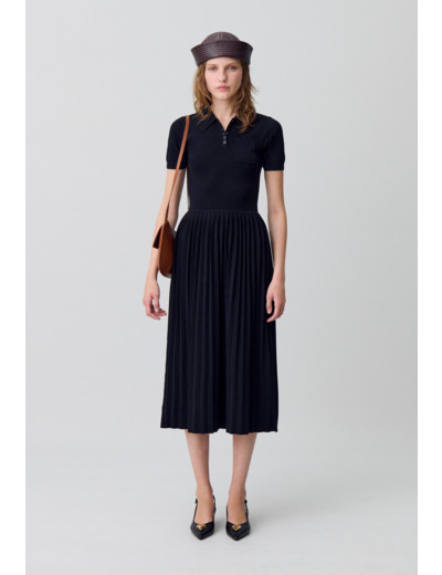 Robe midi maille fine
