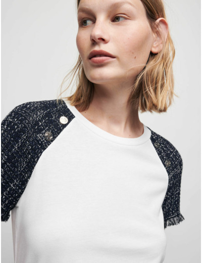 Tee-shirt façon tweed
