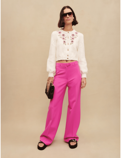 Pantalon de tailleur large