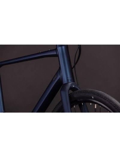 Vélo trekking NULANE ONE Indigo/Noir