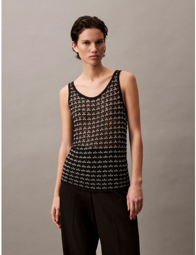 ROBE TANK JACQUARD