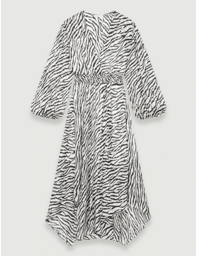 Robe en jacquard imprimé