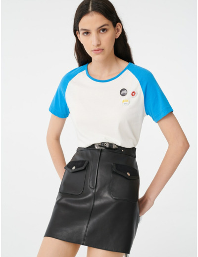 Tee-Shirt à manches contrastées