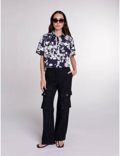Pantalon en tweed