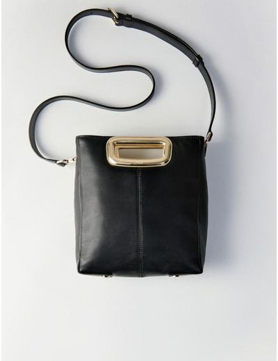 Sac M Skin en cuir et métal doré