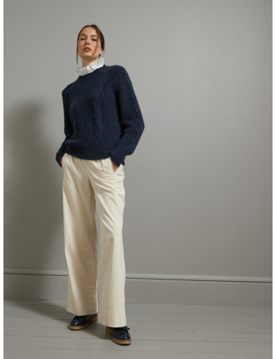 Pull Tors Col Frou