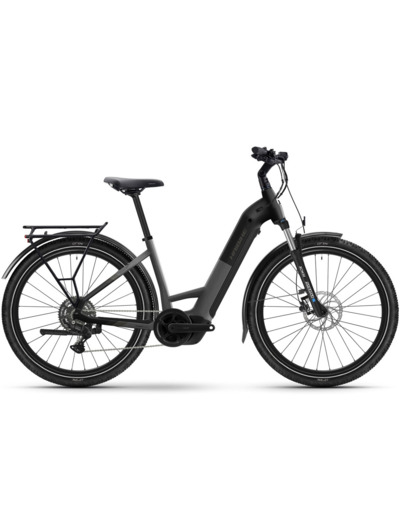 Vélo trekking électrique TREKKING 3 LOW Argent/Noir