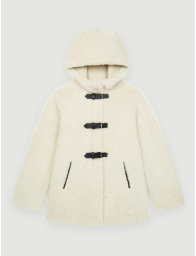 Manteau en peau lainée