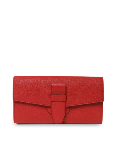 Le Huit de Lancel - Portefeuille continental - Grand modèle - Rouge Lancel