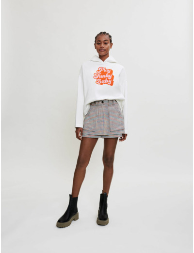 Sweat Shirt à broderie 70's