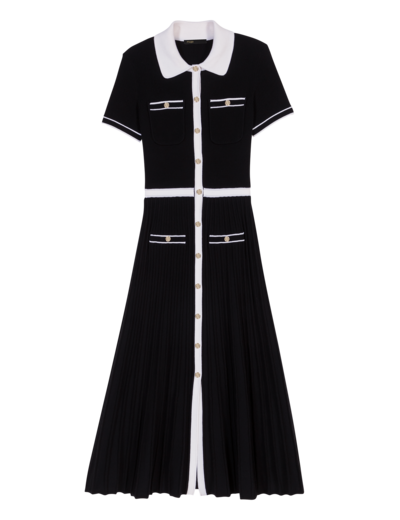Robe longue en maille