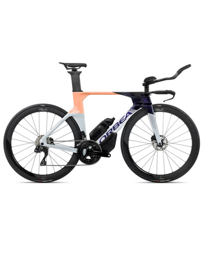 Vélo de triathlon ORDU M30ILTD Argent/Tanzanite/Orange