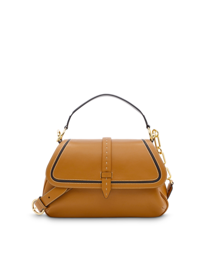 Diane de Lancel - Sac gibecière - Grand modèle - Cuir de vachette grainé et lisse