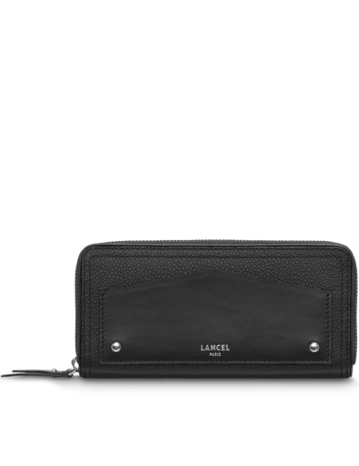 Neo Enveloppe - Portefeuille slim zippé - Noir