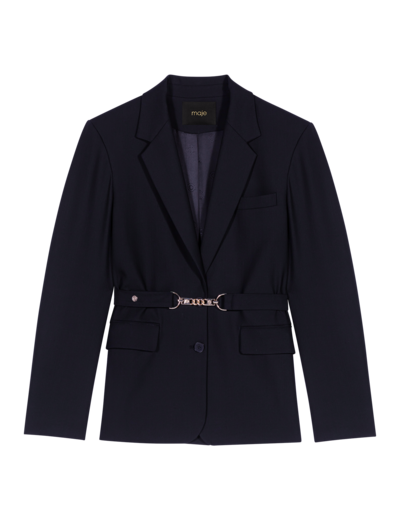 Veste de tailleur à ceinture