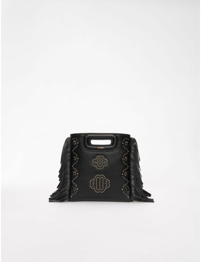 Sac M mini en cuir à studs motif clover