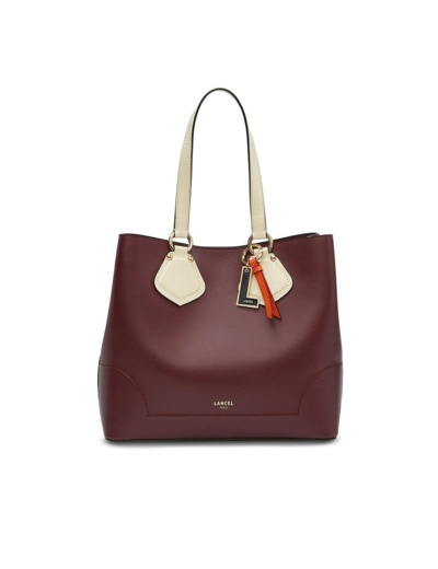 Izy de Lancel - Sac cabas - Grand modèle - Cuir de vachette lisse spazzolato