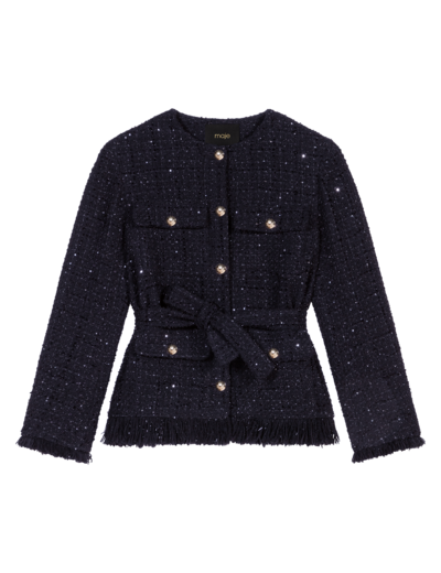 Veste en tweed sequins
