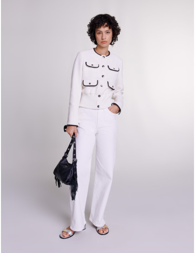Blouson ajusté en tweed